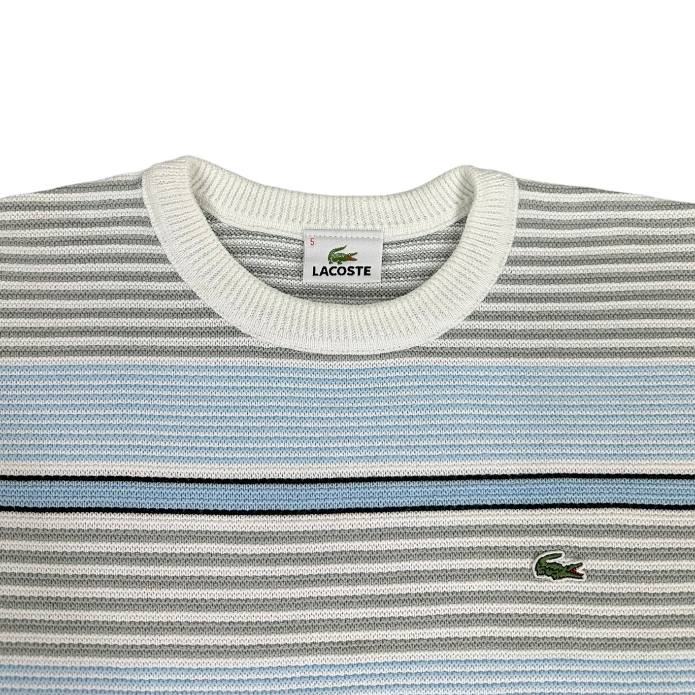 Lacoste Vintage babyblue knit Sweatshirt