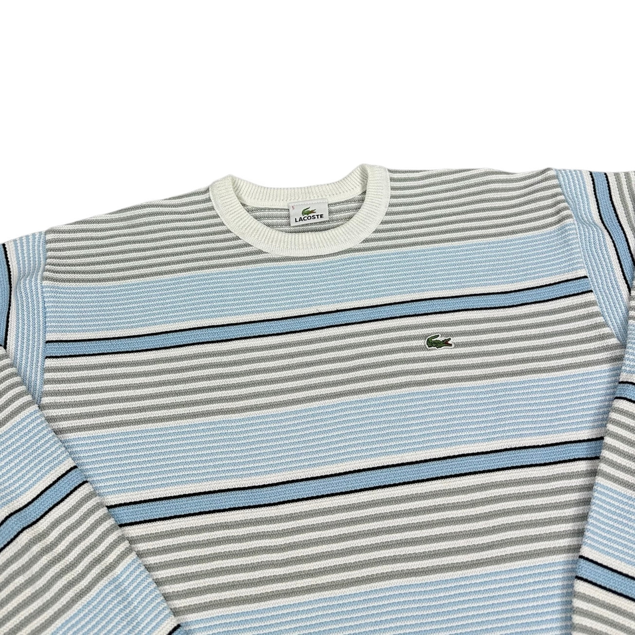 Lacoste Vintage babyblue knit Sweatshirt