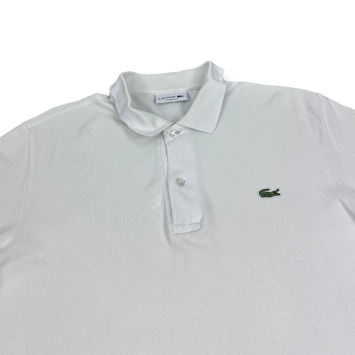 Lacoste Vintage white Polo Shirt