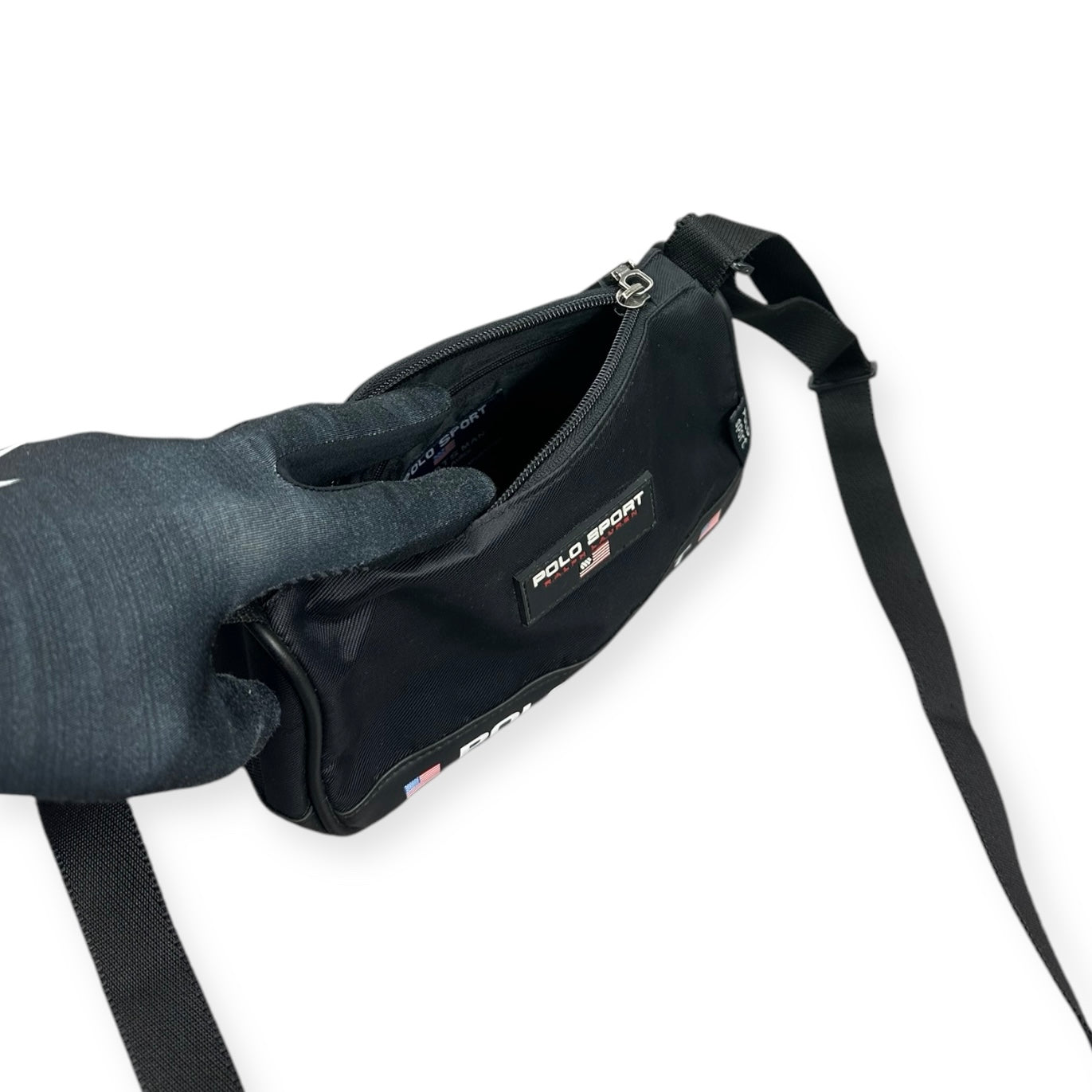 Ralph Lauren Polo Sport Vintage black Messenger Bag