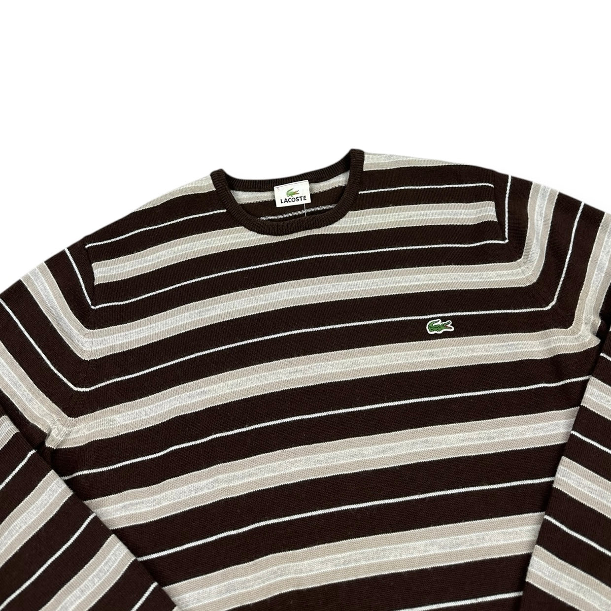 Lacoste Vintage brown knit Sweatshirt