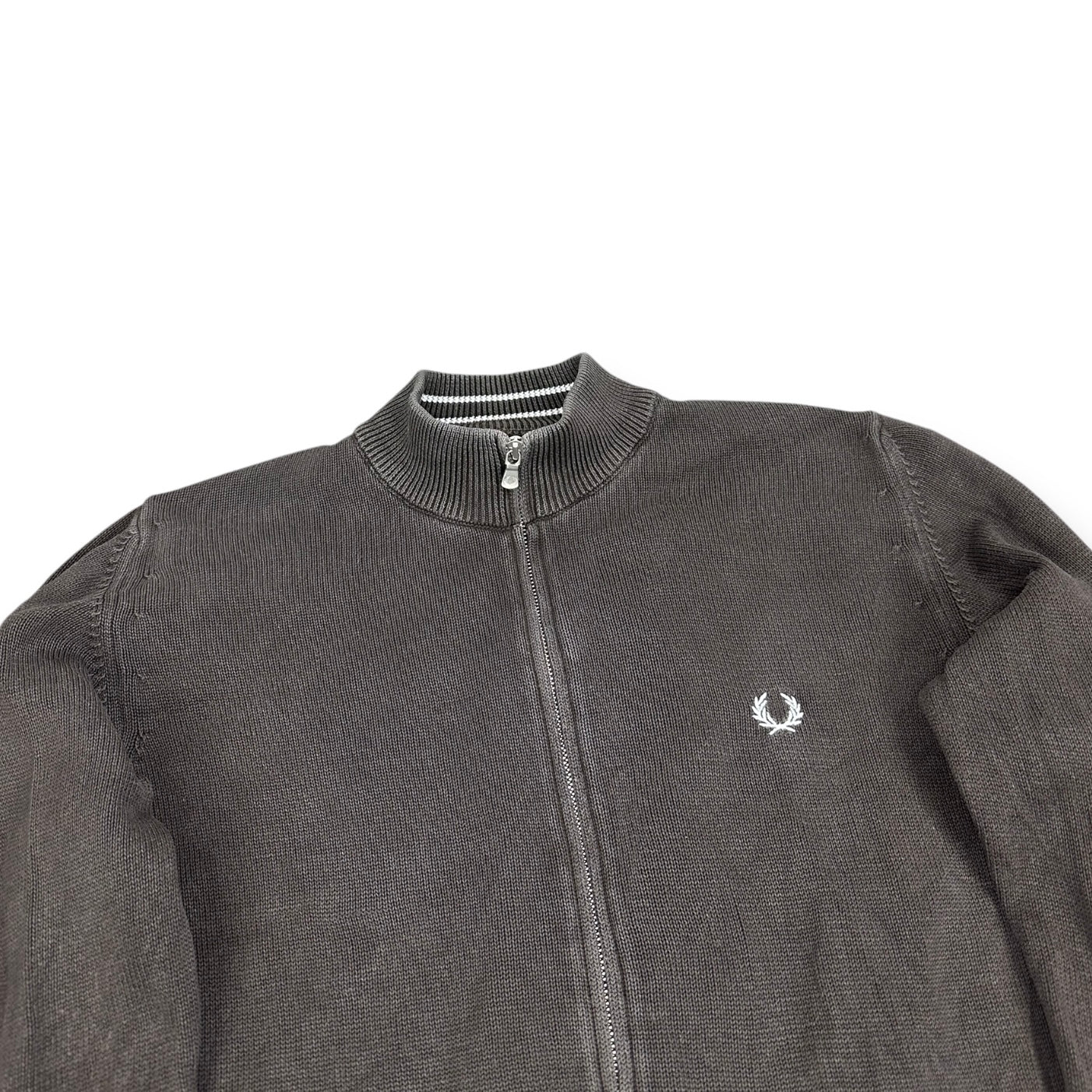 Fred Perry Vintage brown knit Jacket