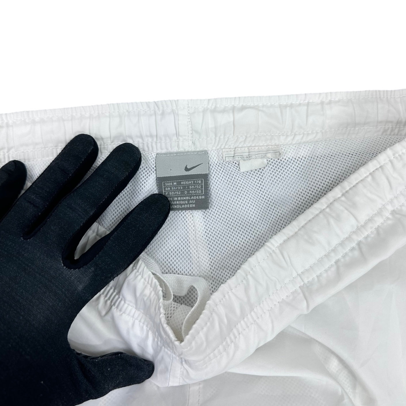 Nike Vintage white baggy Trackpants