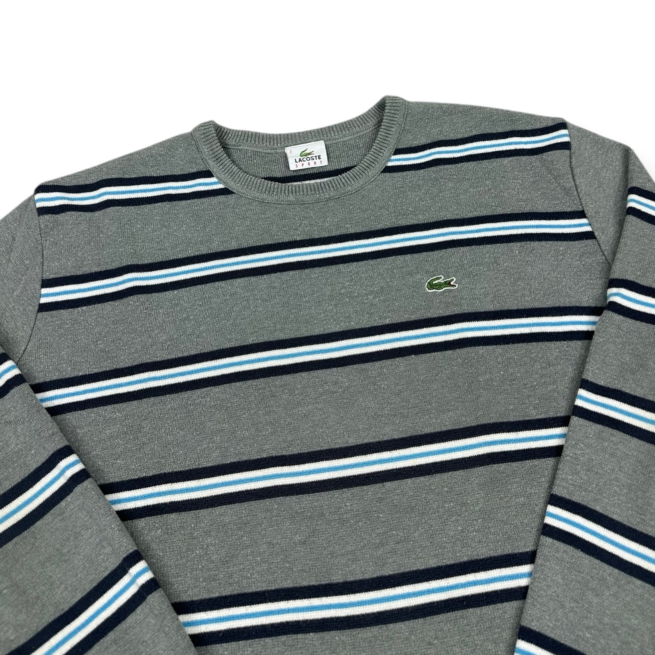 Lacoste Sport Vintage grey knit Sweatshirt