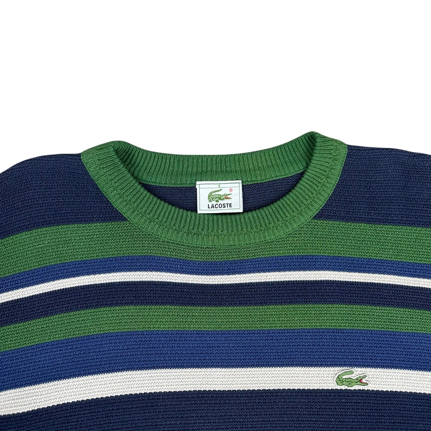 Lacoste Vintage dark green knit Sweatshirt