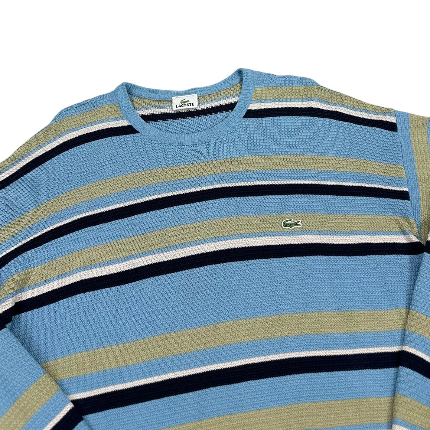 Lacoste Vintage babyblue knit Sweatshirt