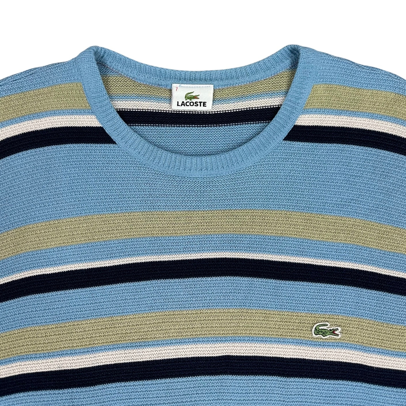 Lacoste Vintage babyblue knit Sweatshirt