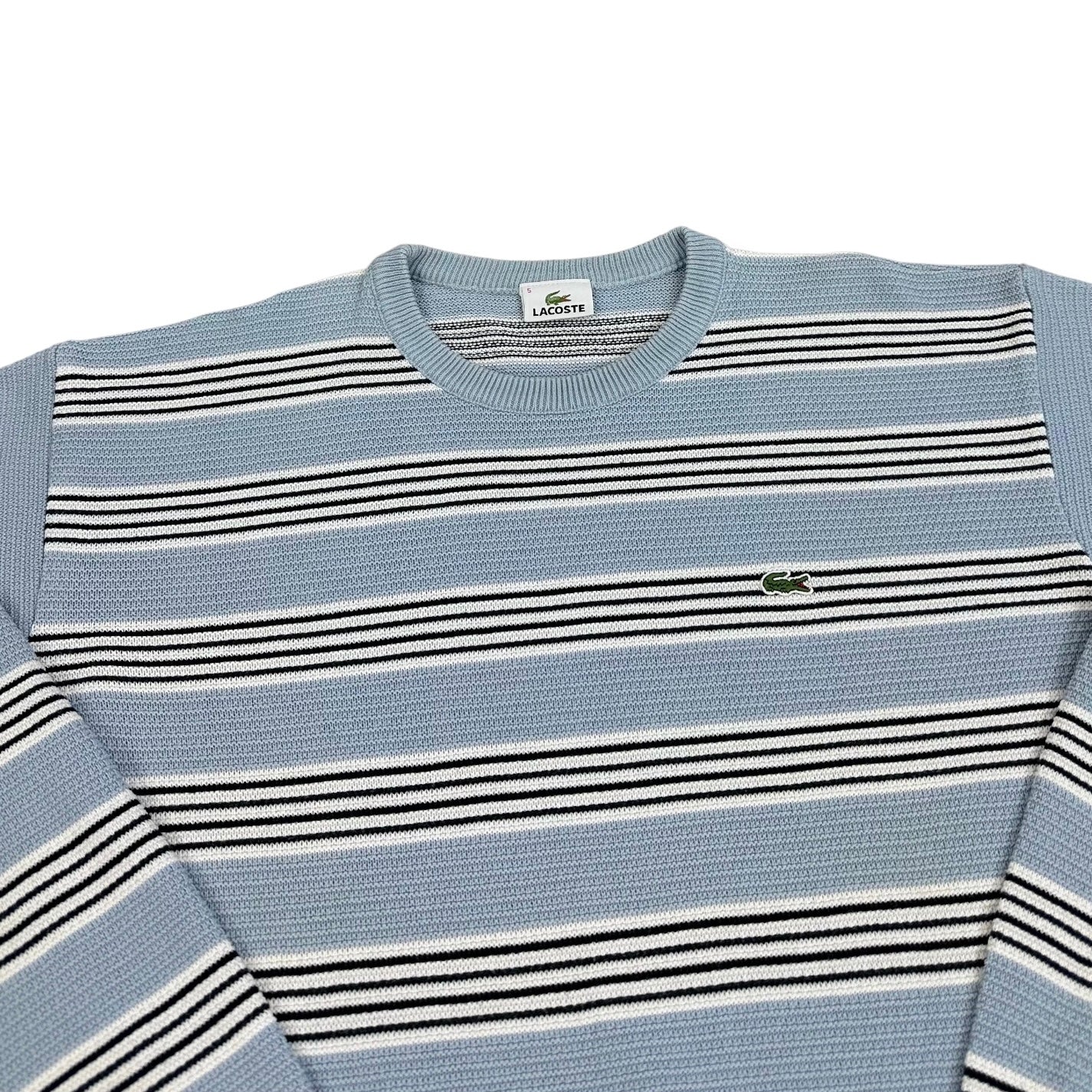 Lacoste Vintage babyblue knit Sweatshirt
