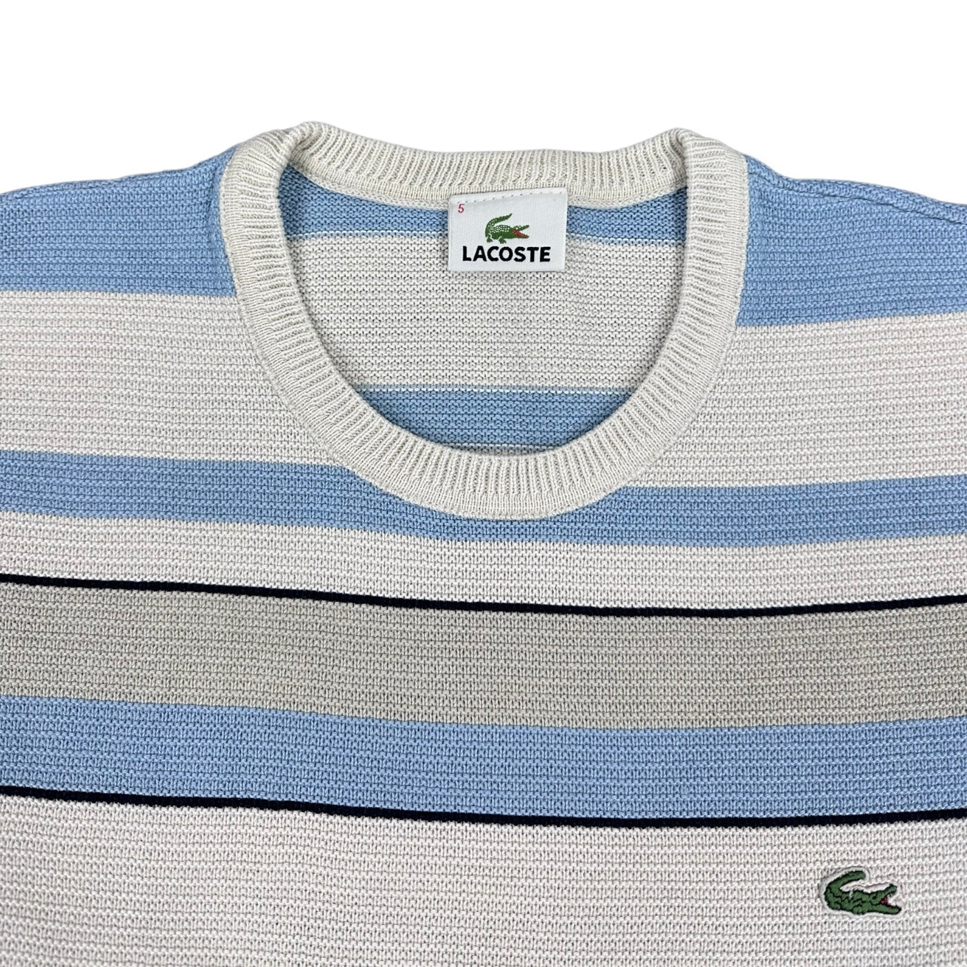 Lacoste Vintage babyblue knit Sweatshirt