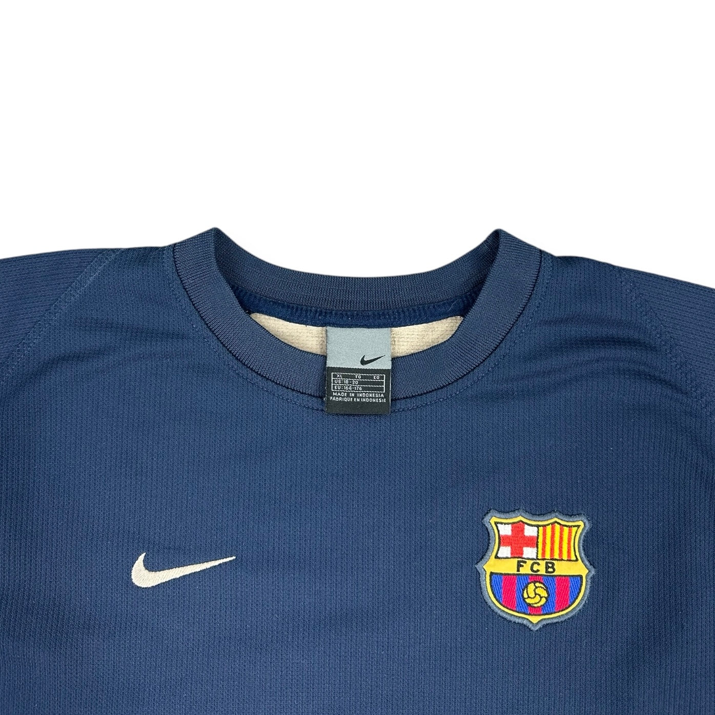 Nike Vintage navy blue FC Barcelona Sweatshirt