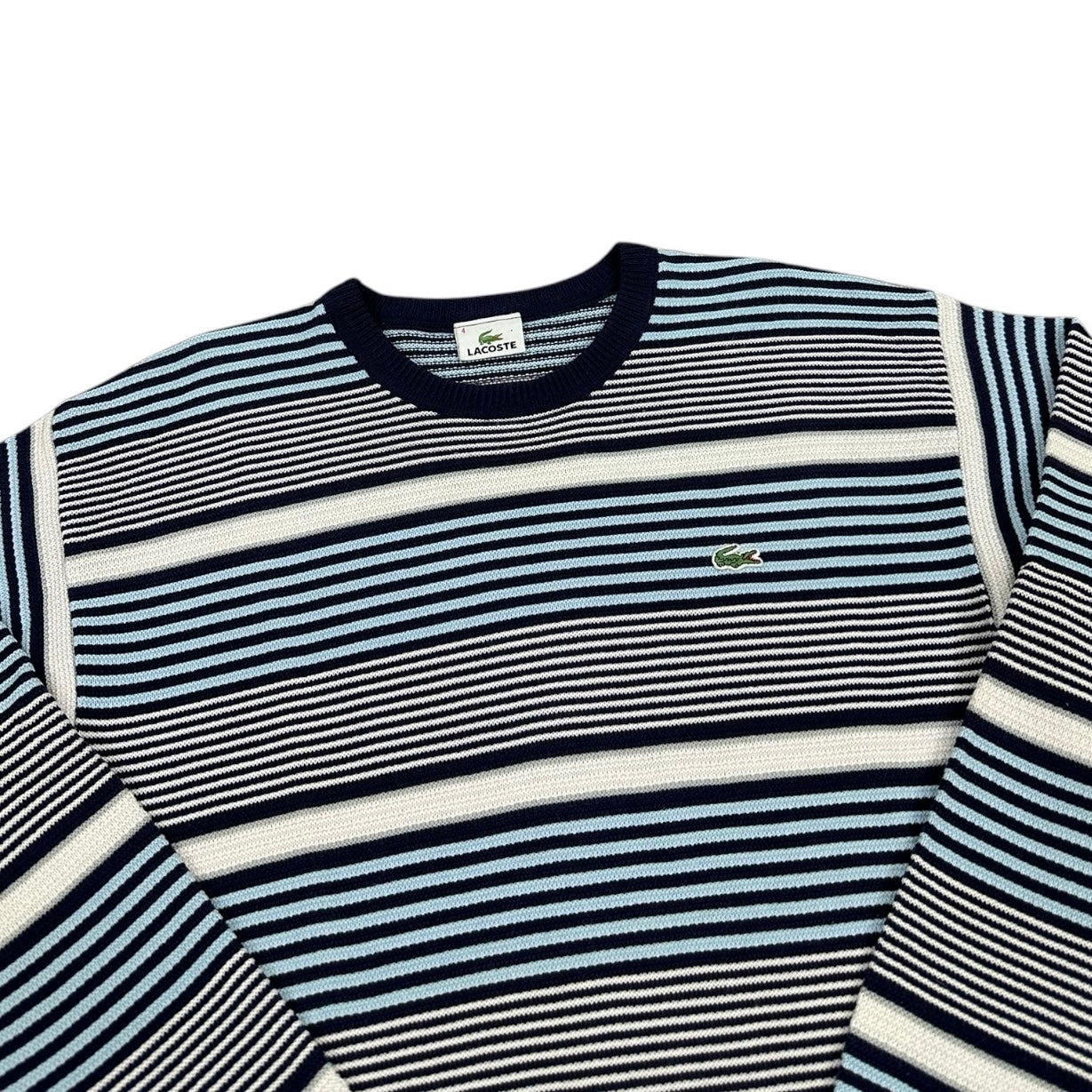 Lacoste Vintage babyblue knit Sweatshirt