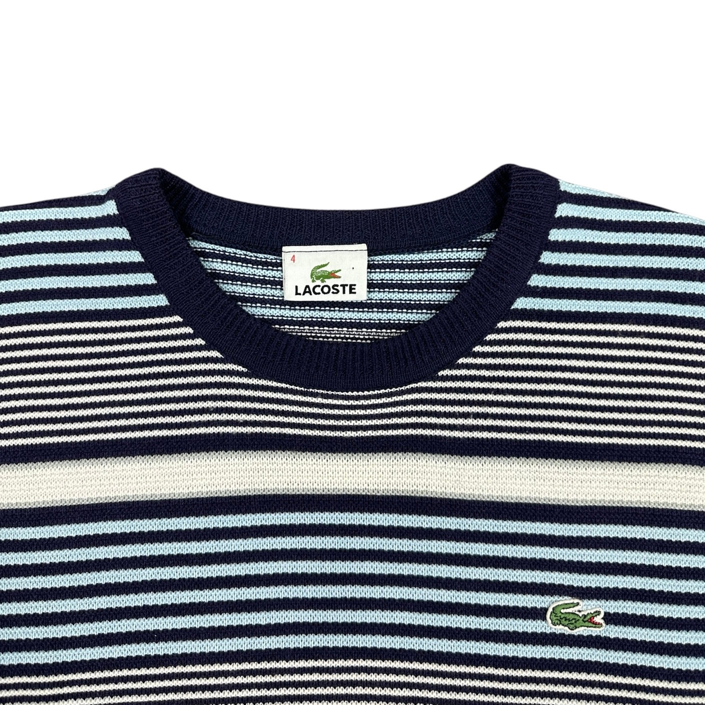 Lacoste Vintage babyblue knit Sweatshirt