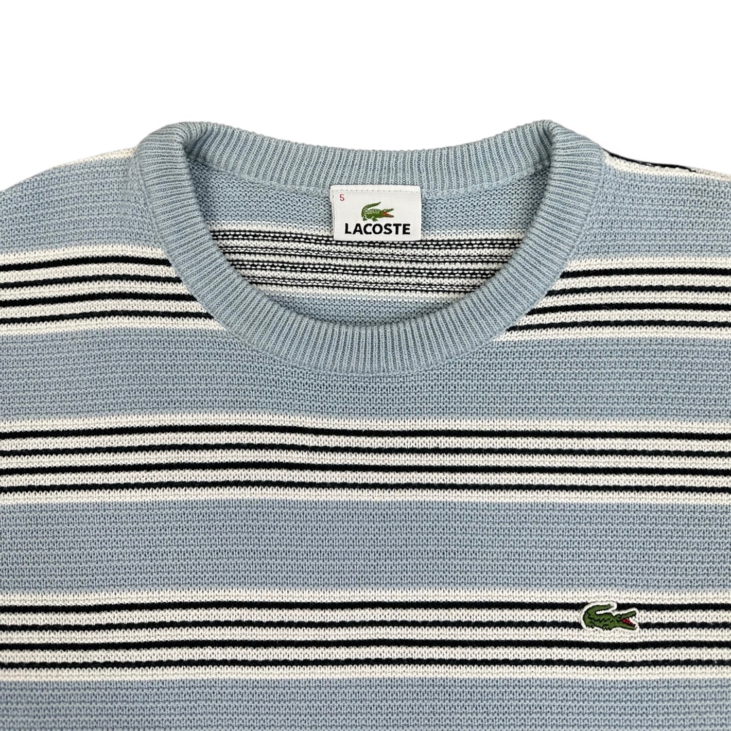 Lacoste Vintage babyblue knit Sweatshirt