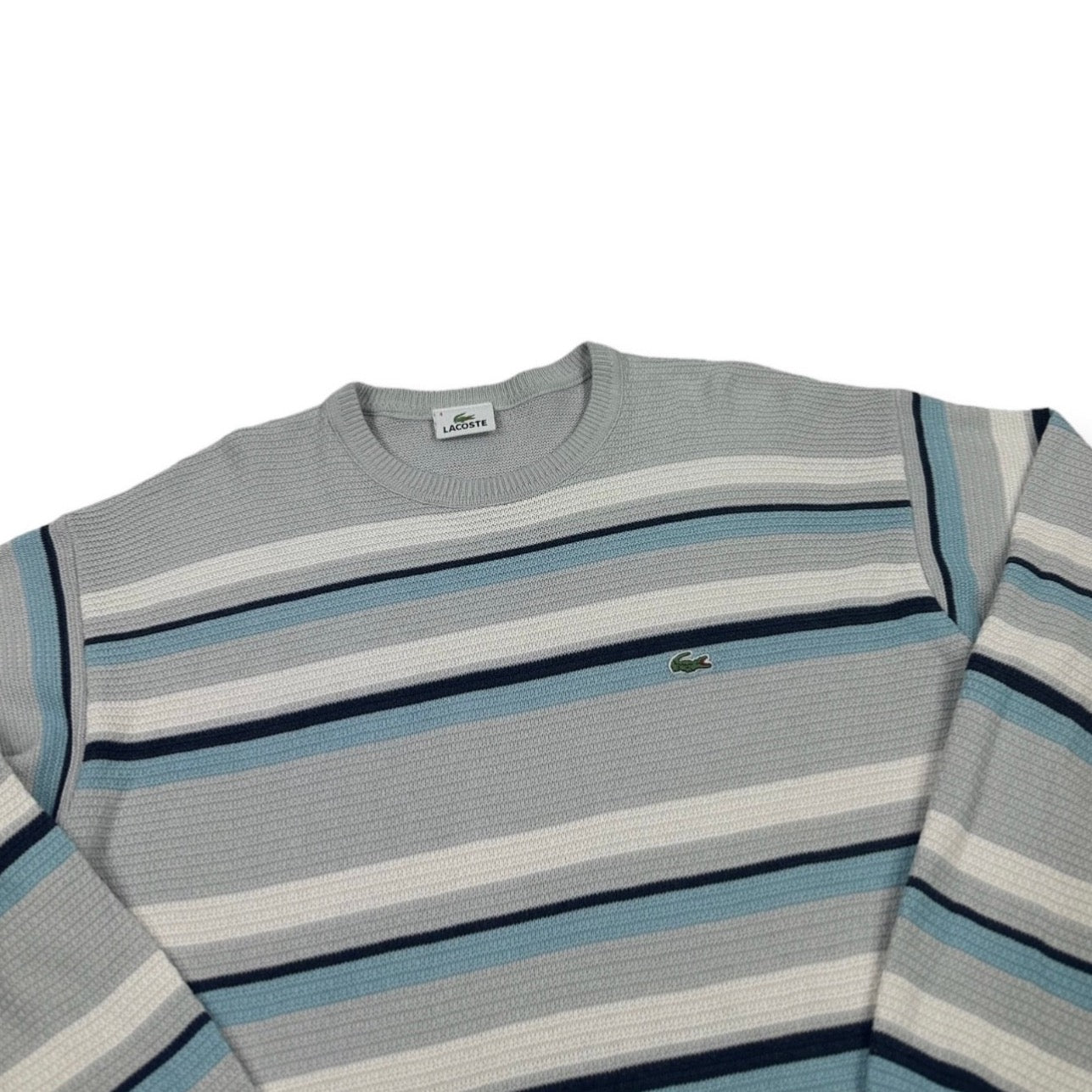 Lacoste Vintage grey knit Sweatshirt