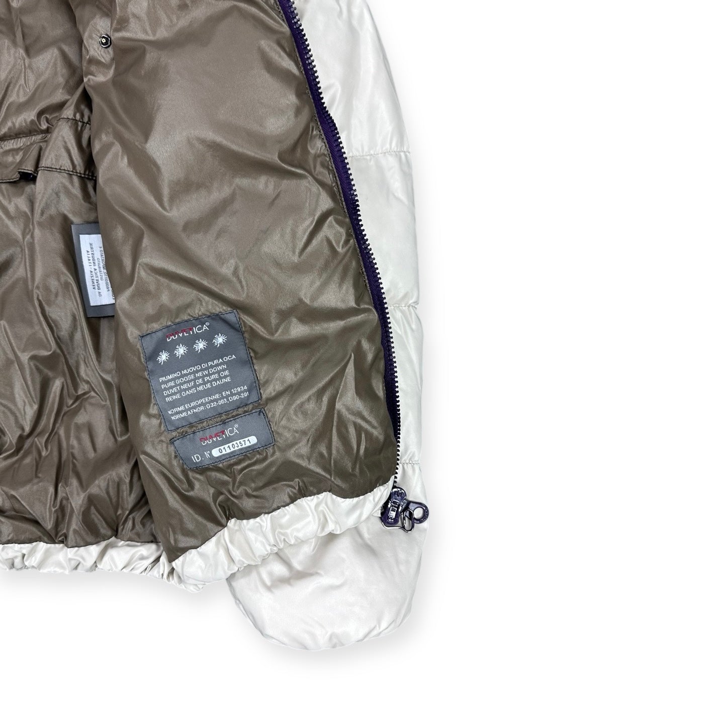 Duvetica Vintage creme winter Jacket