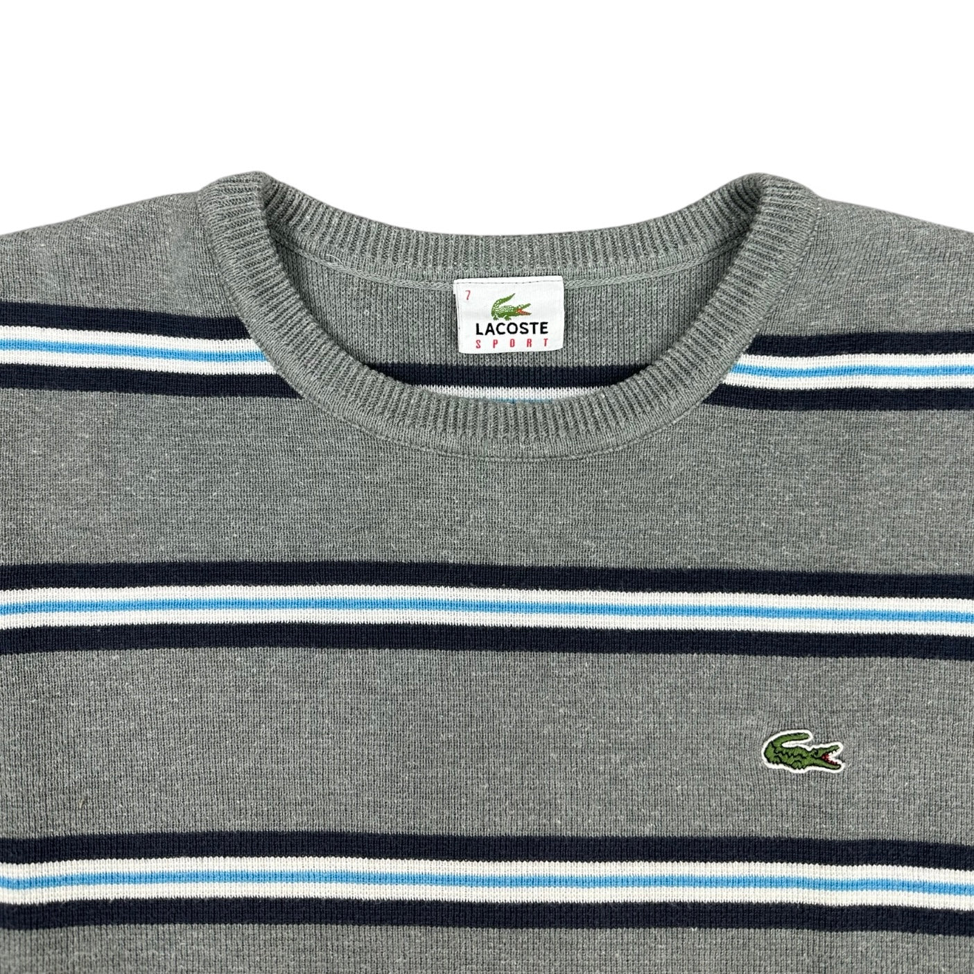 Lacoste Sport Vintage grey knit Sweatshirt