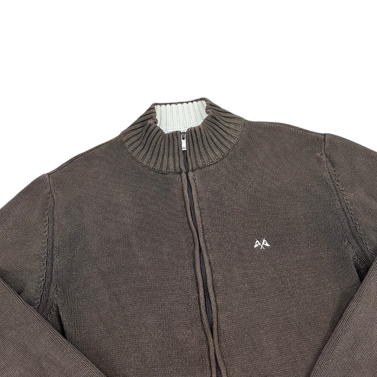 Burberry Vintage brown knit Sweatjacket