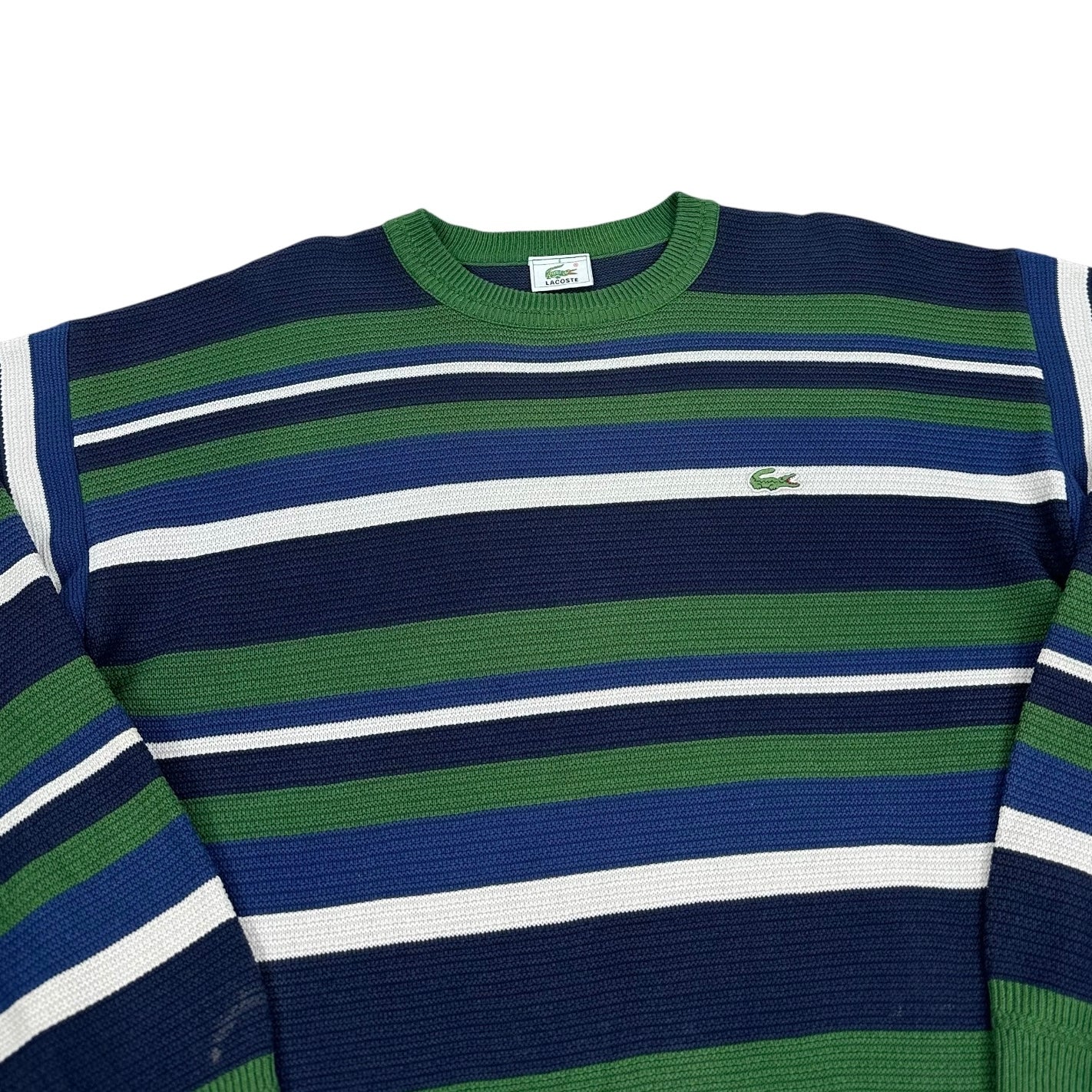 Lacoste Vintage dark green knit Sweatshirt
