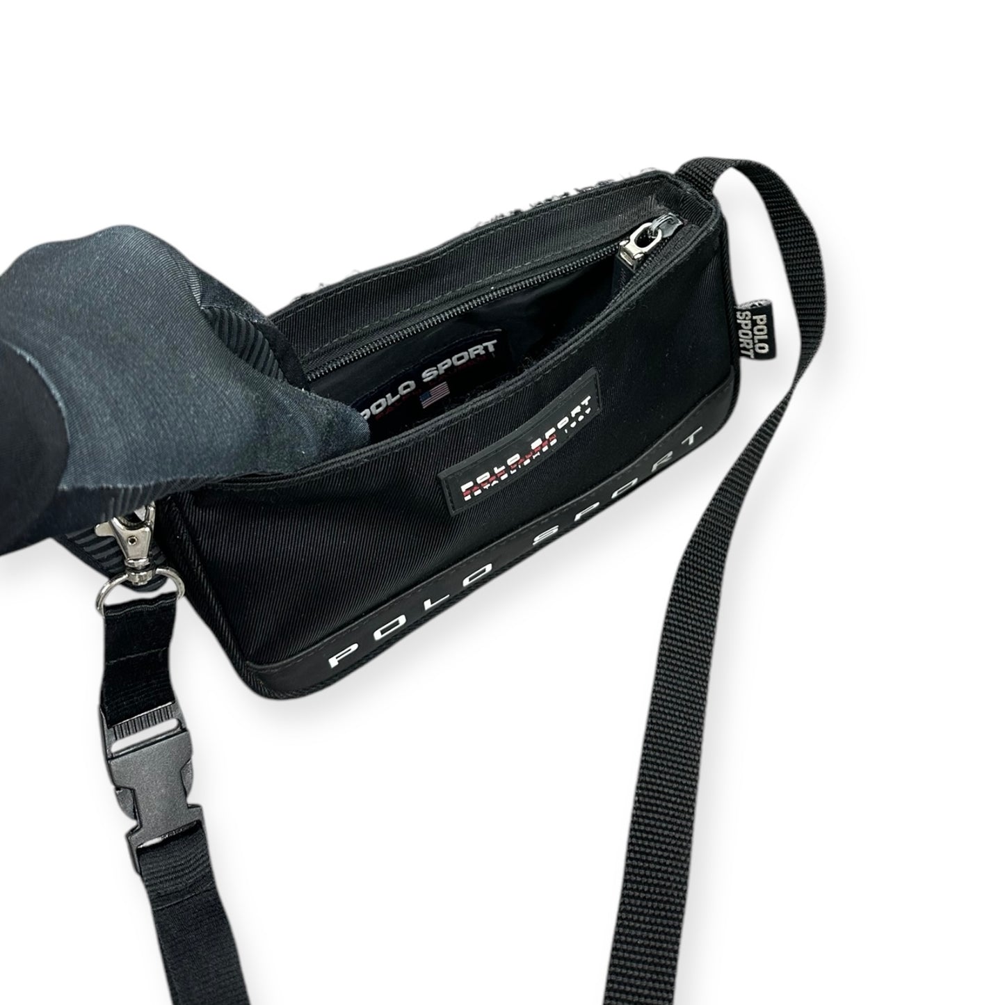 Ralph Lauren Polo Sport Vintage black Messenger Bag