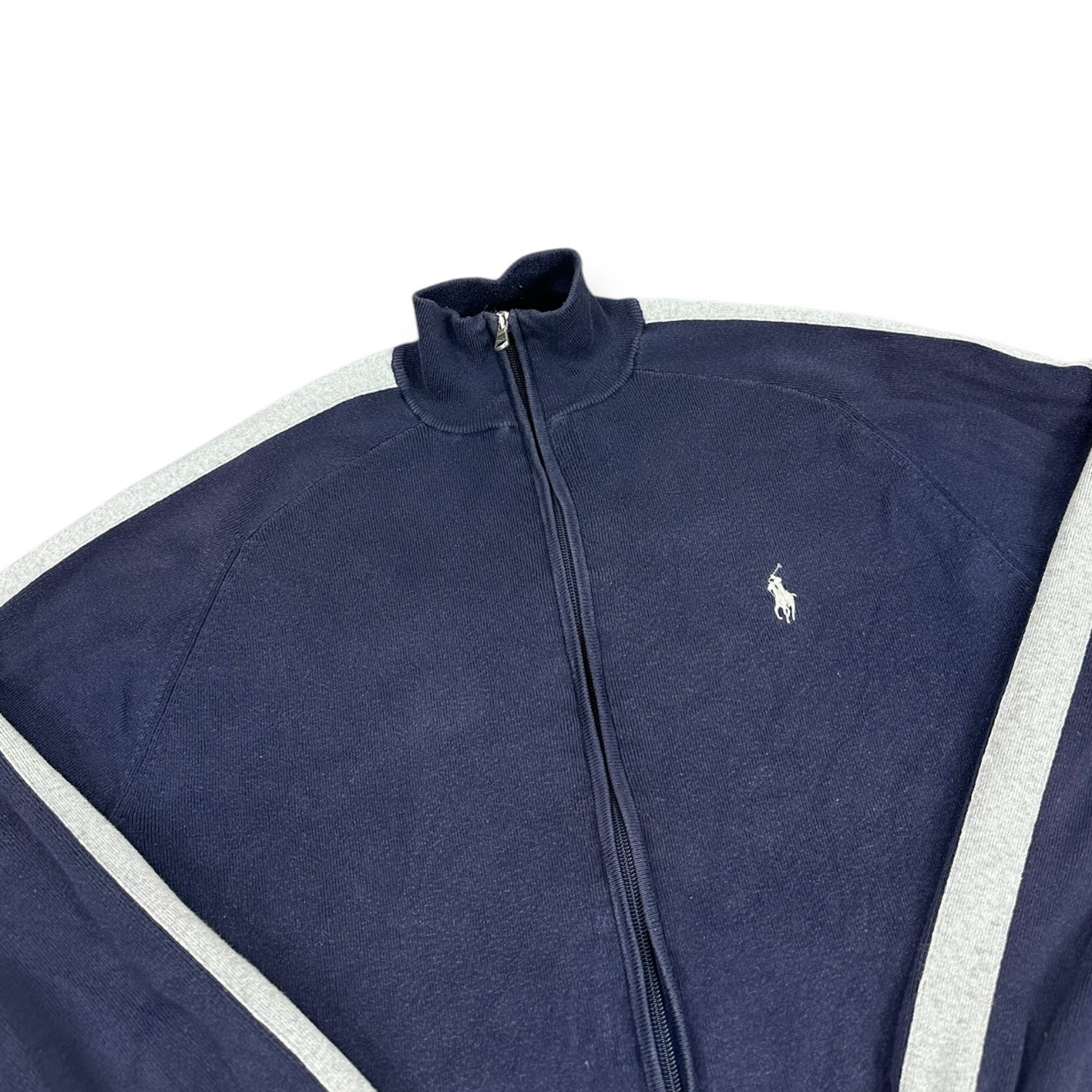 Polo Ralph Lauren Vintage navy blue knit Sweatjacket