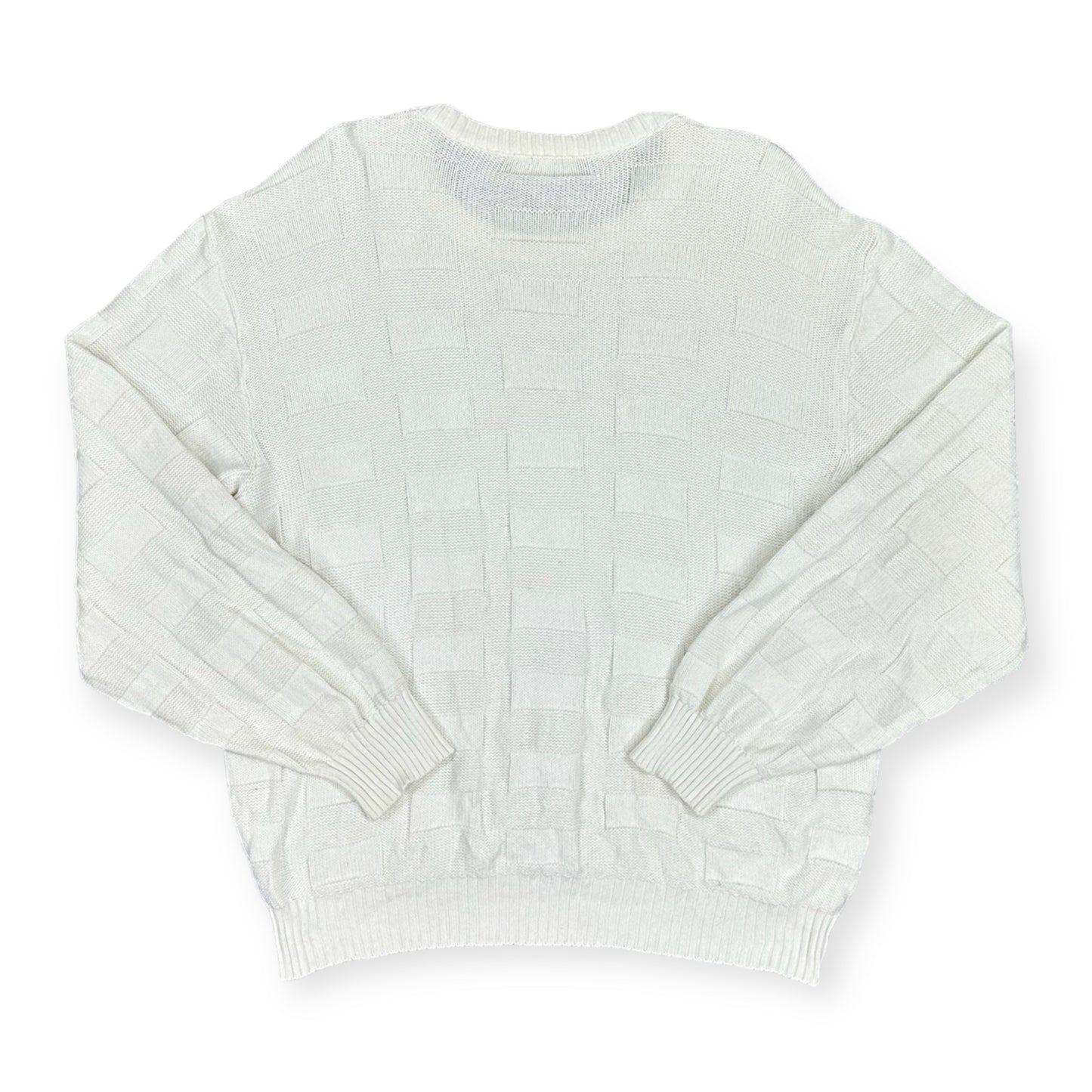 Lacoste Vintage creme knit Sweatshirt