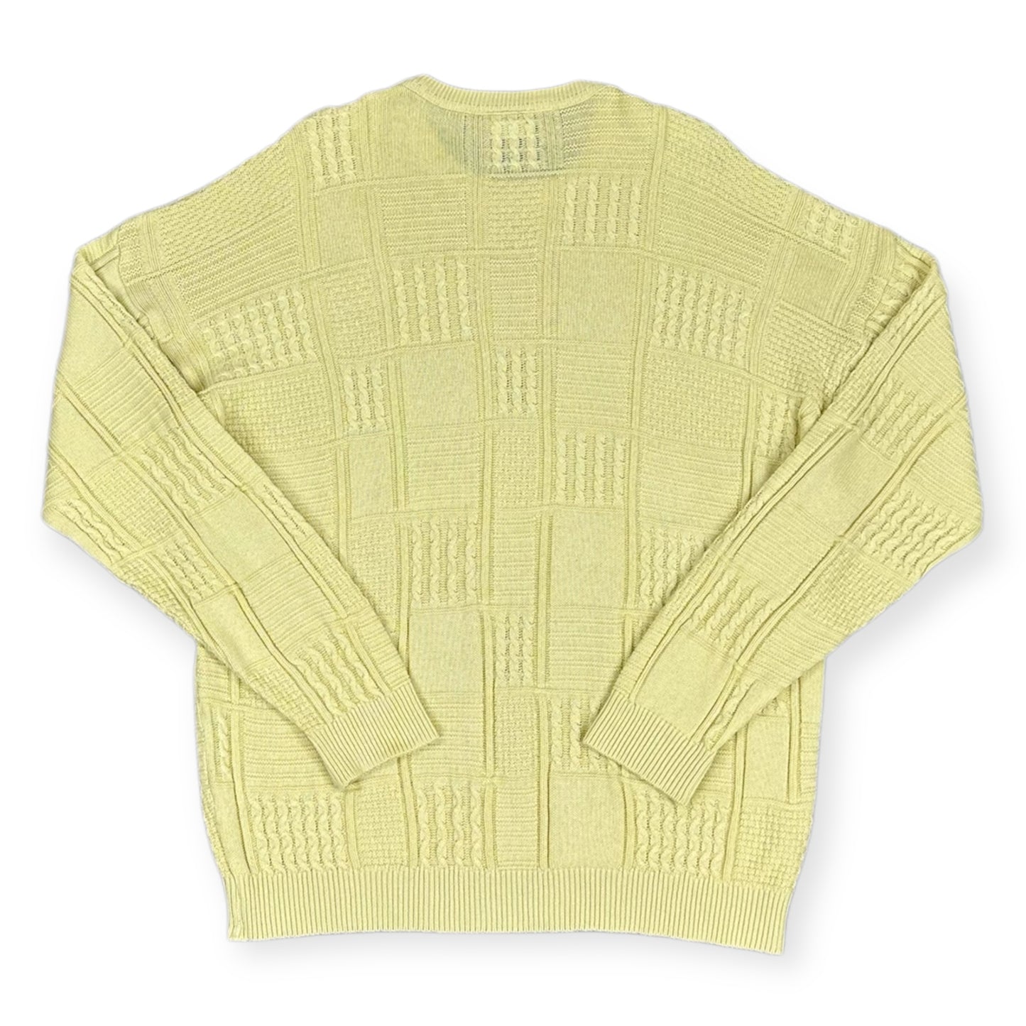 Lacoste Vintage yellow knit Sweatshirt