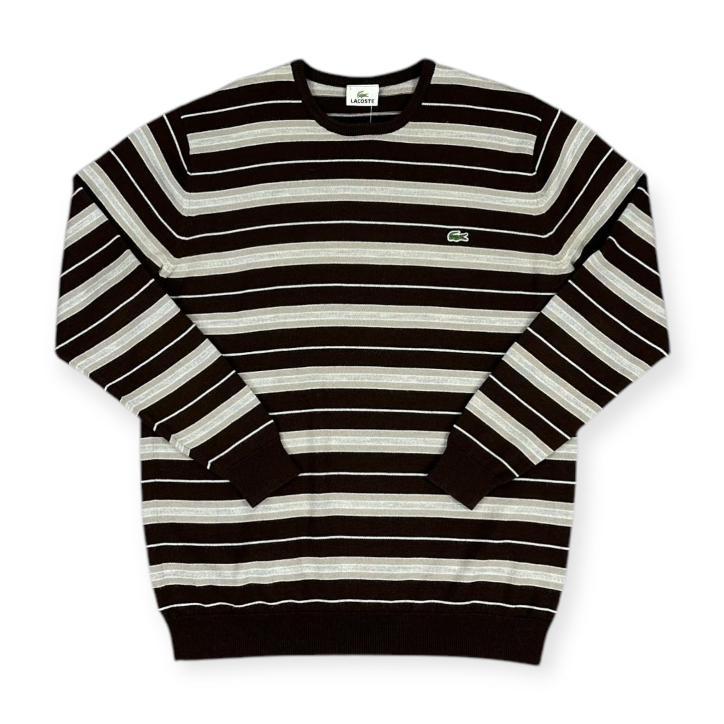 Lacoste Vintage brown knit Sweatshirt
