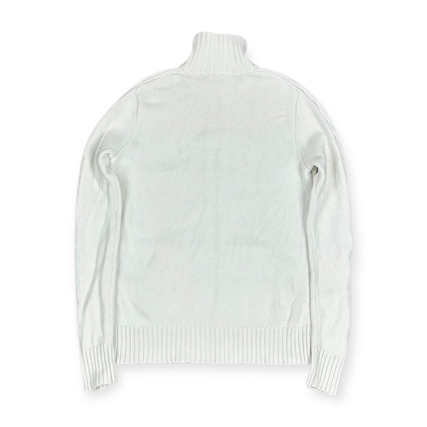 Ralph Lauren Vintage white knit Sweatjacket