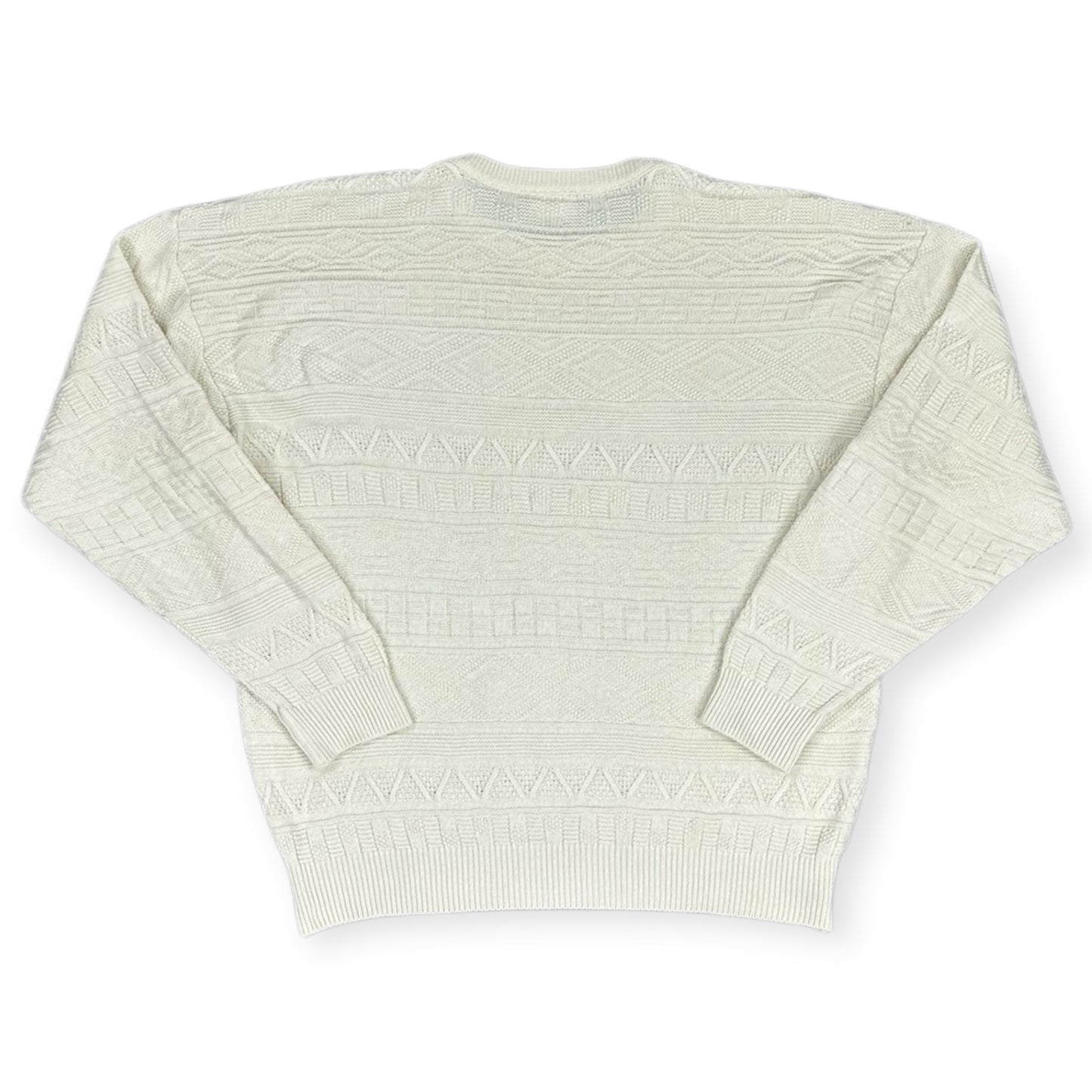 Lacoste Vintage creme knit Sweatshirt