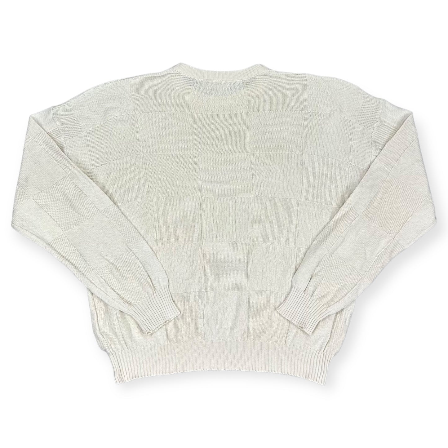 Lacoste Vintage creme knit Sweatshirt