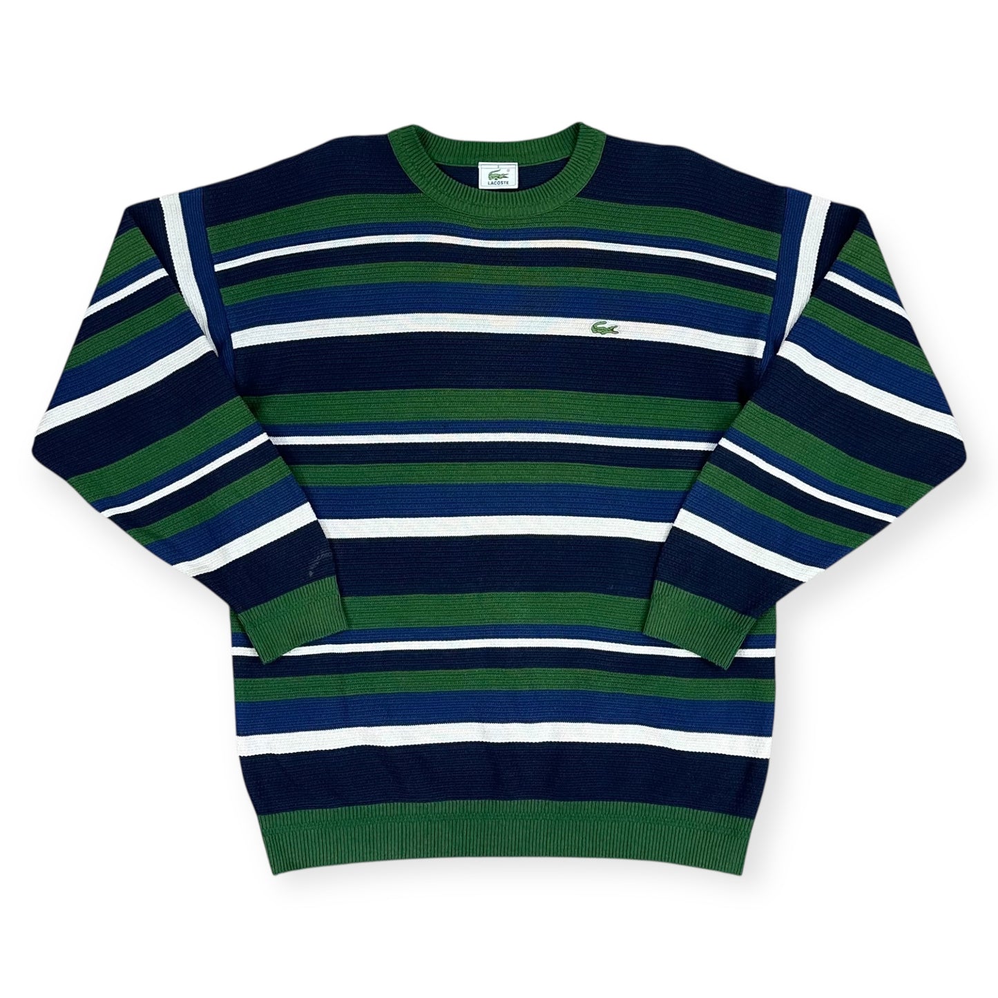 Lacoste Vintage dark green knit Sweatshirt
