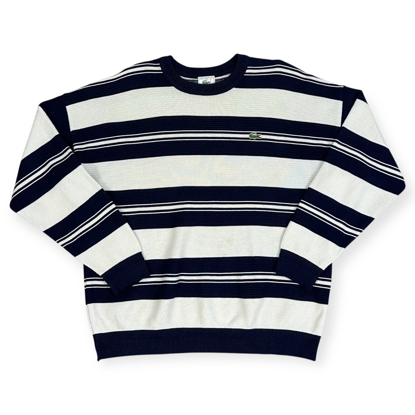 Lacoste Vintage white knit Sweatshirt