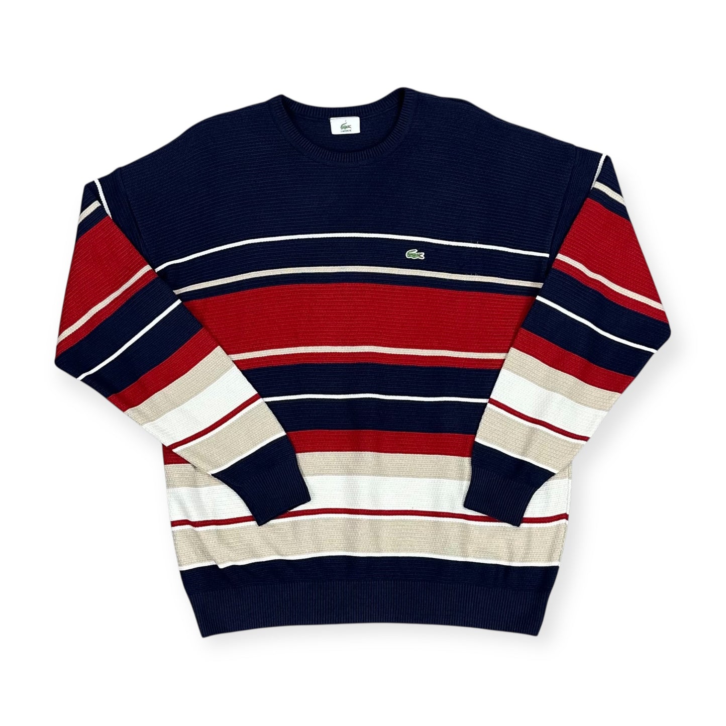Lacoste Vintage navy blue knit Sweatshirt