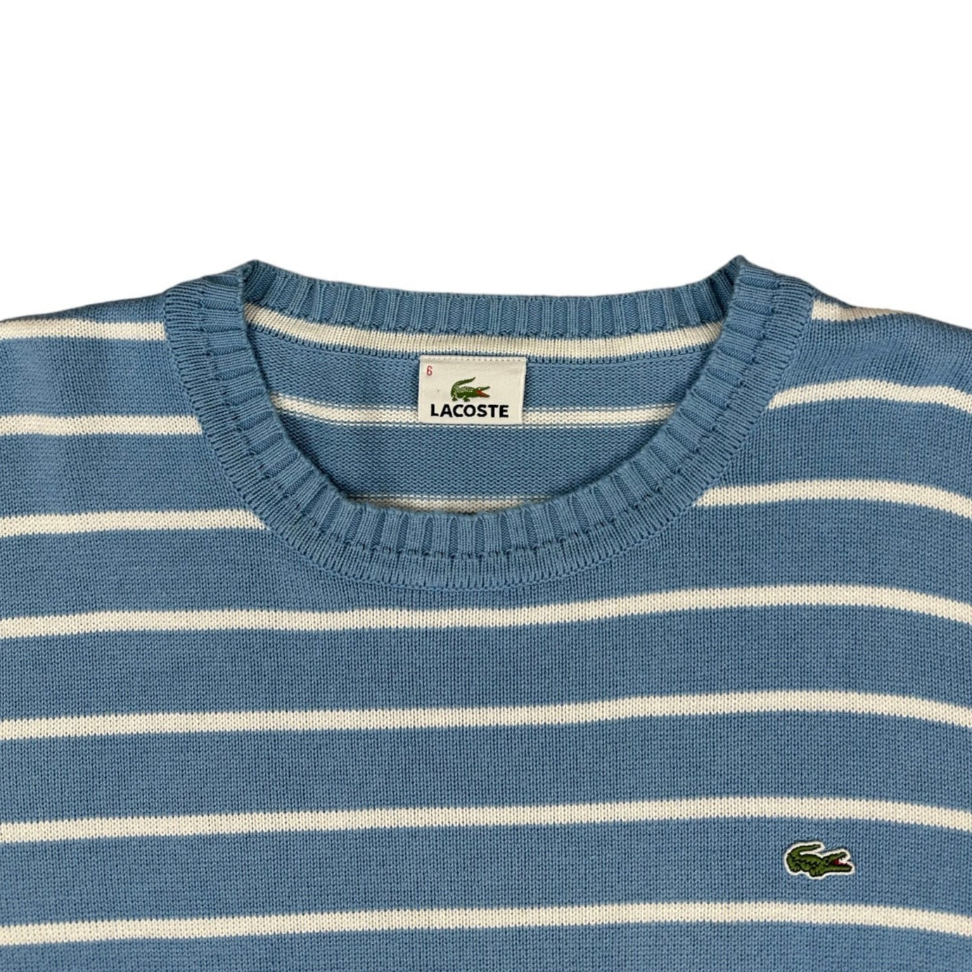 Vintage Lacoste babyblue knit Sweatshirt