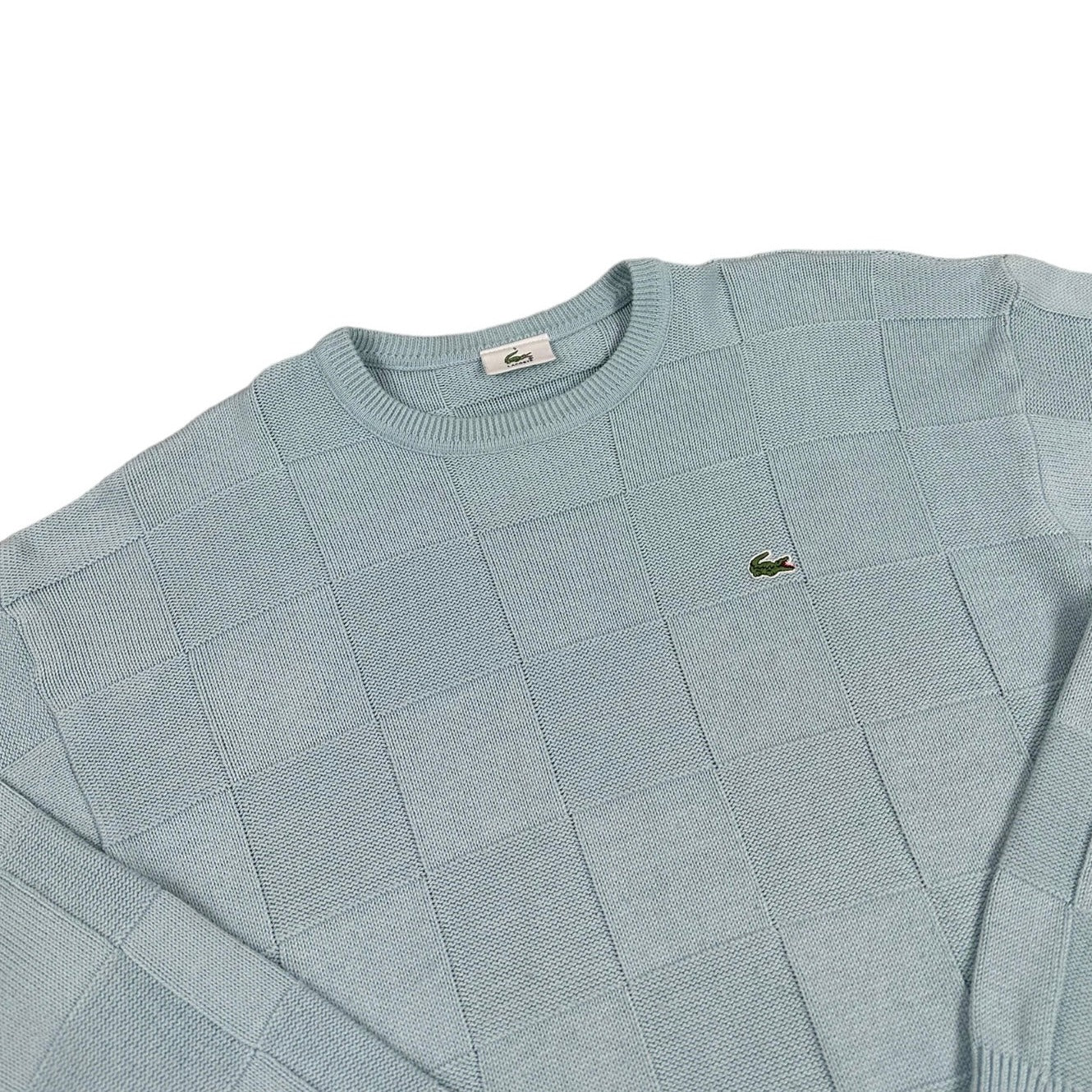 Vintage Lacoste babyblue knit Sweatshirt