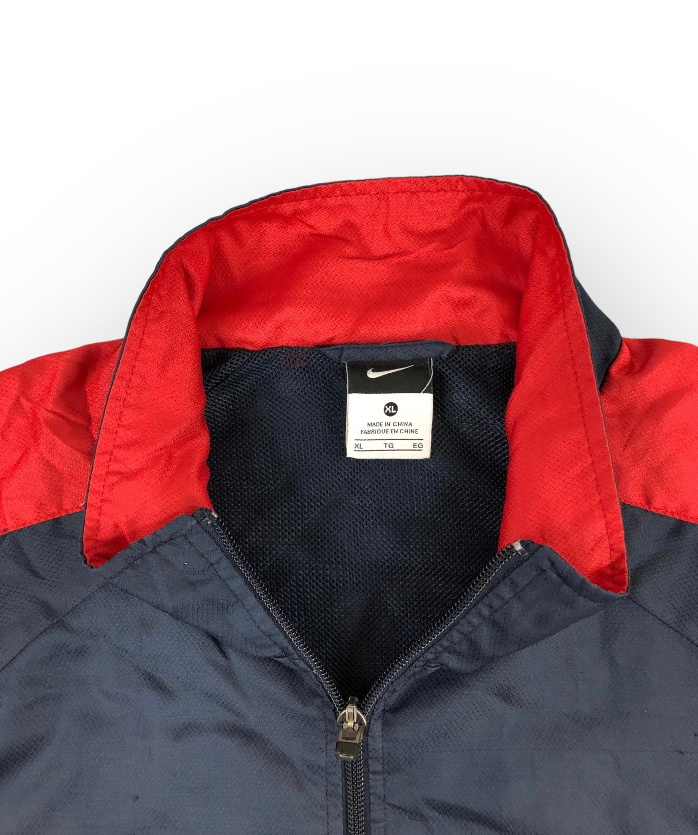 Vintage Nike navy blue Trackjacket