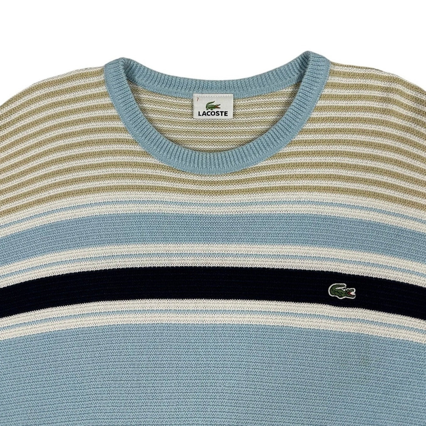 Lacoste Vintage babyblue knit Sweatshirt
