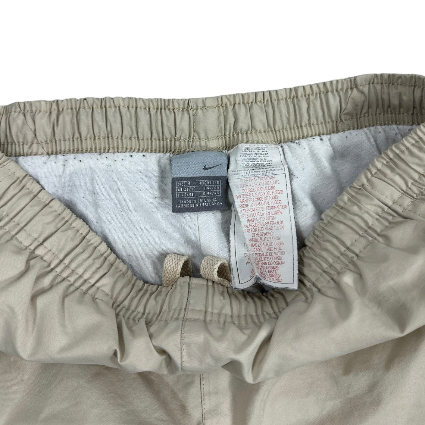 Nike Vintage beige baggy Trackpants