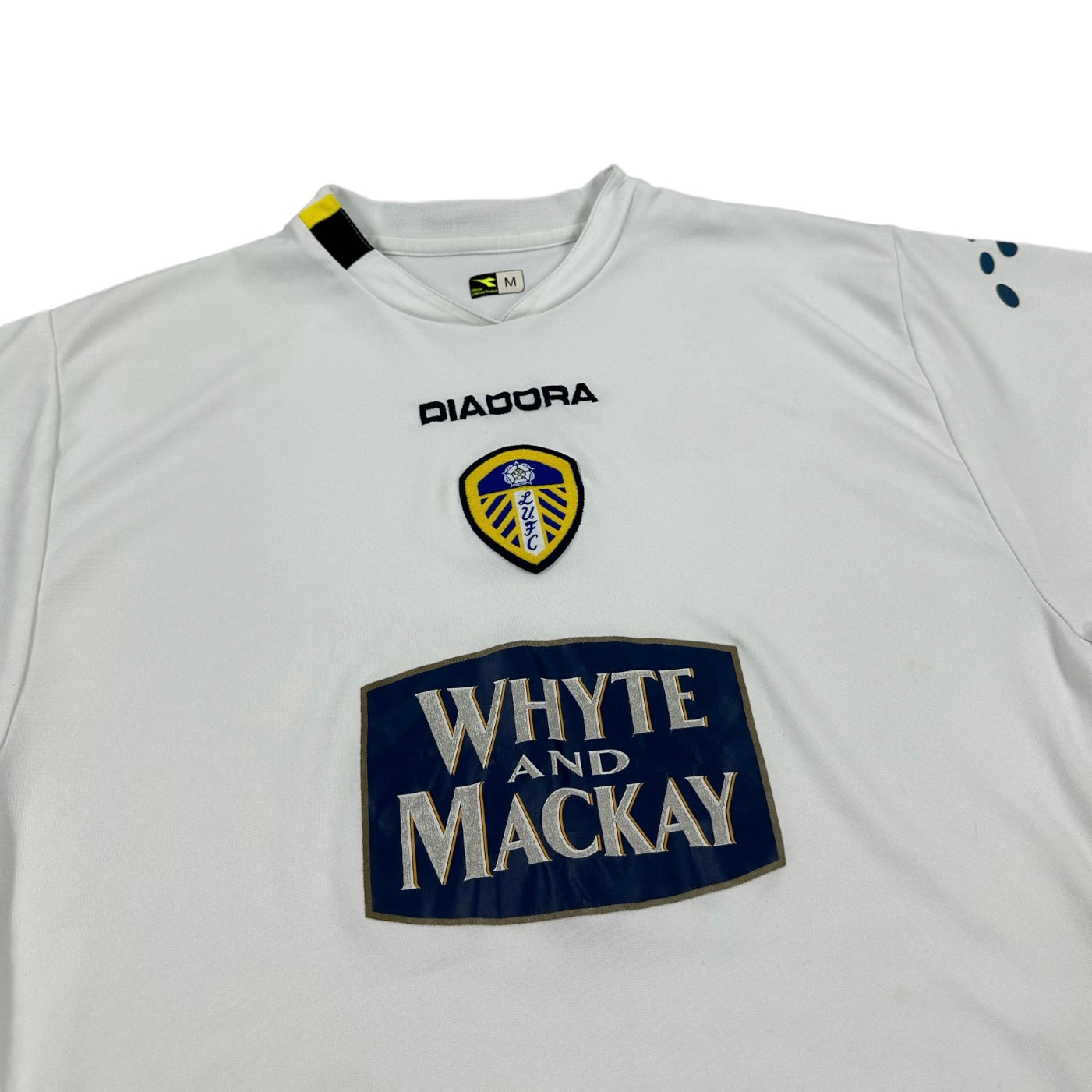 Diadora Vintage white Leeds United Jersey 2004/05