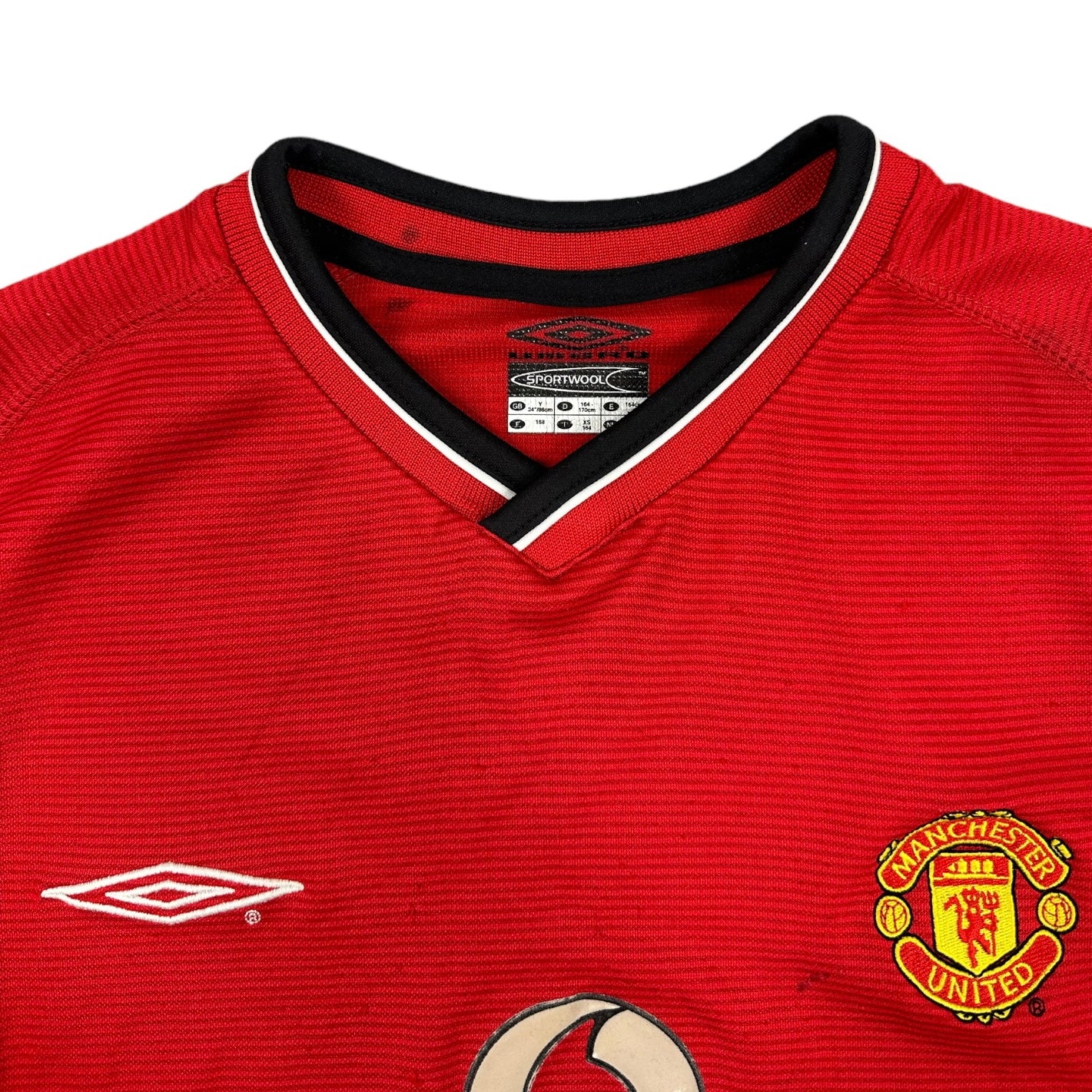 Umbro Vintage red Manchester United Jersey 2000/01