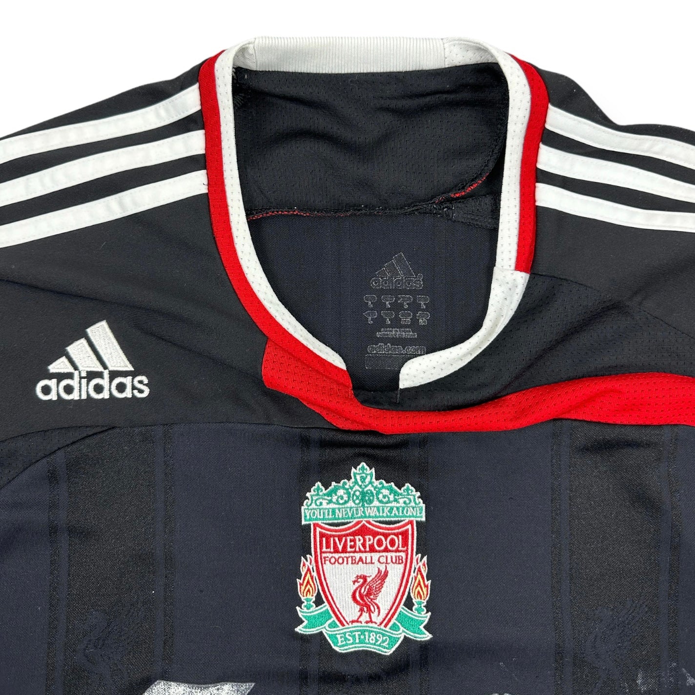 Adidas Vintage black Liverpool FC Jersey 2007/08