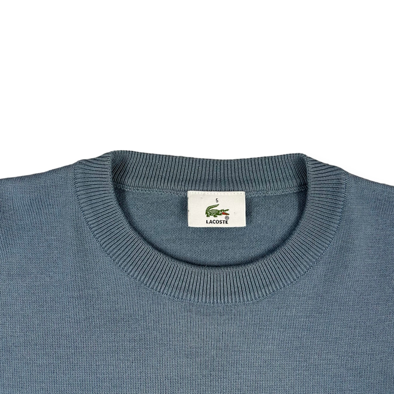 Lacoste Vintage babyblue knit Sweatshirt