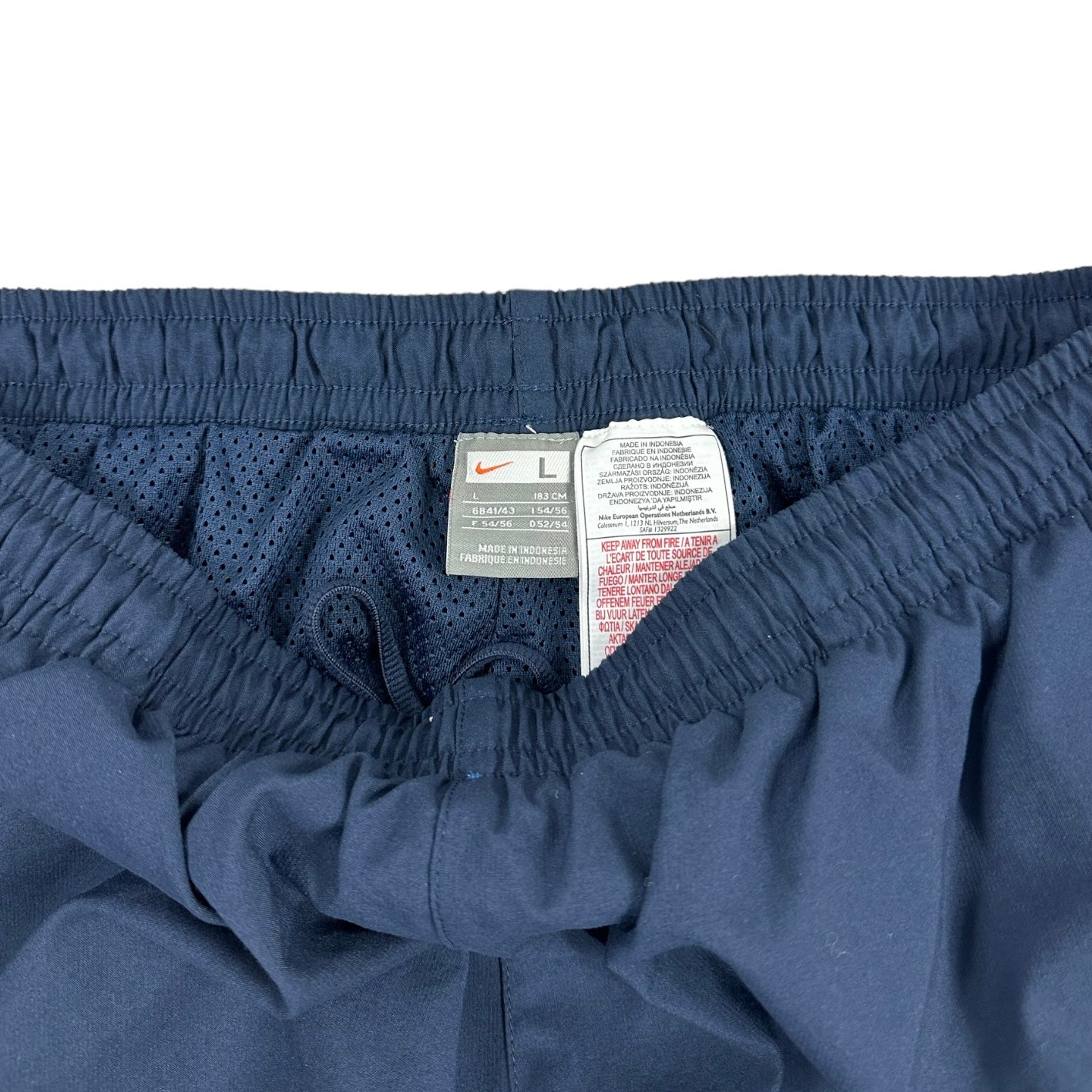 Nike Vintage navy blue baggy Trackpants