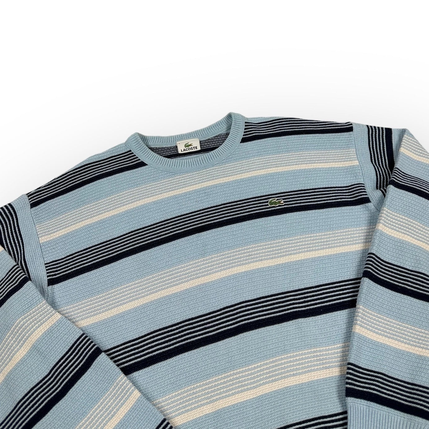 Lacoste Vintage babyblue knit Sweatshirt