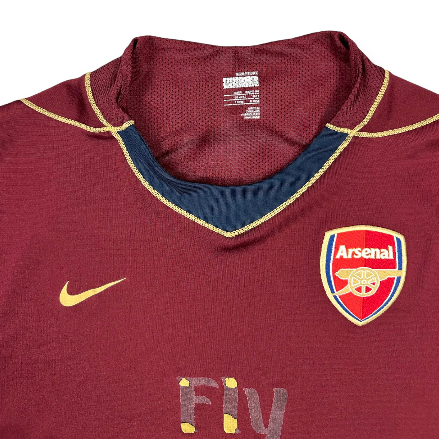 Nike Vintage burgundy red Arsenal FC Jersey