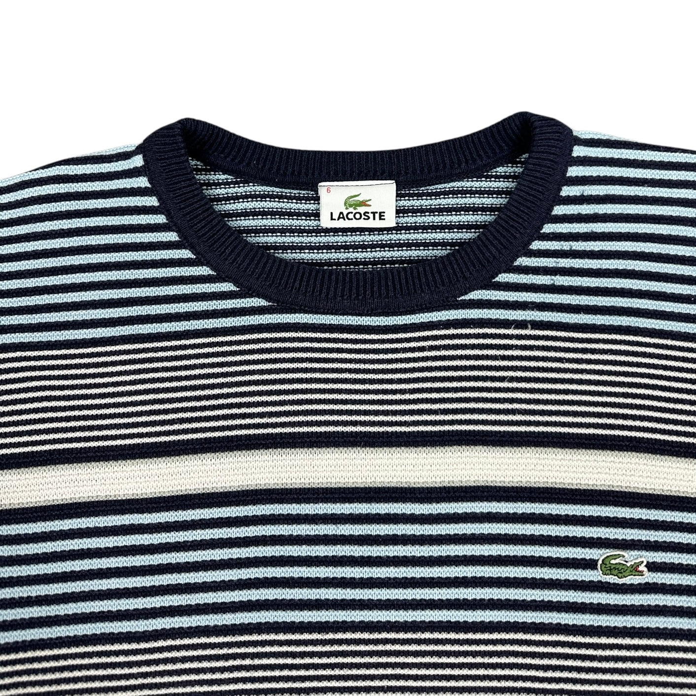 Lacoste Vintage babyblue knit Sweatshirt