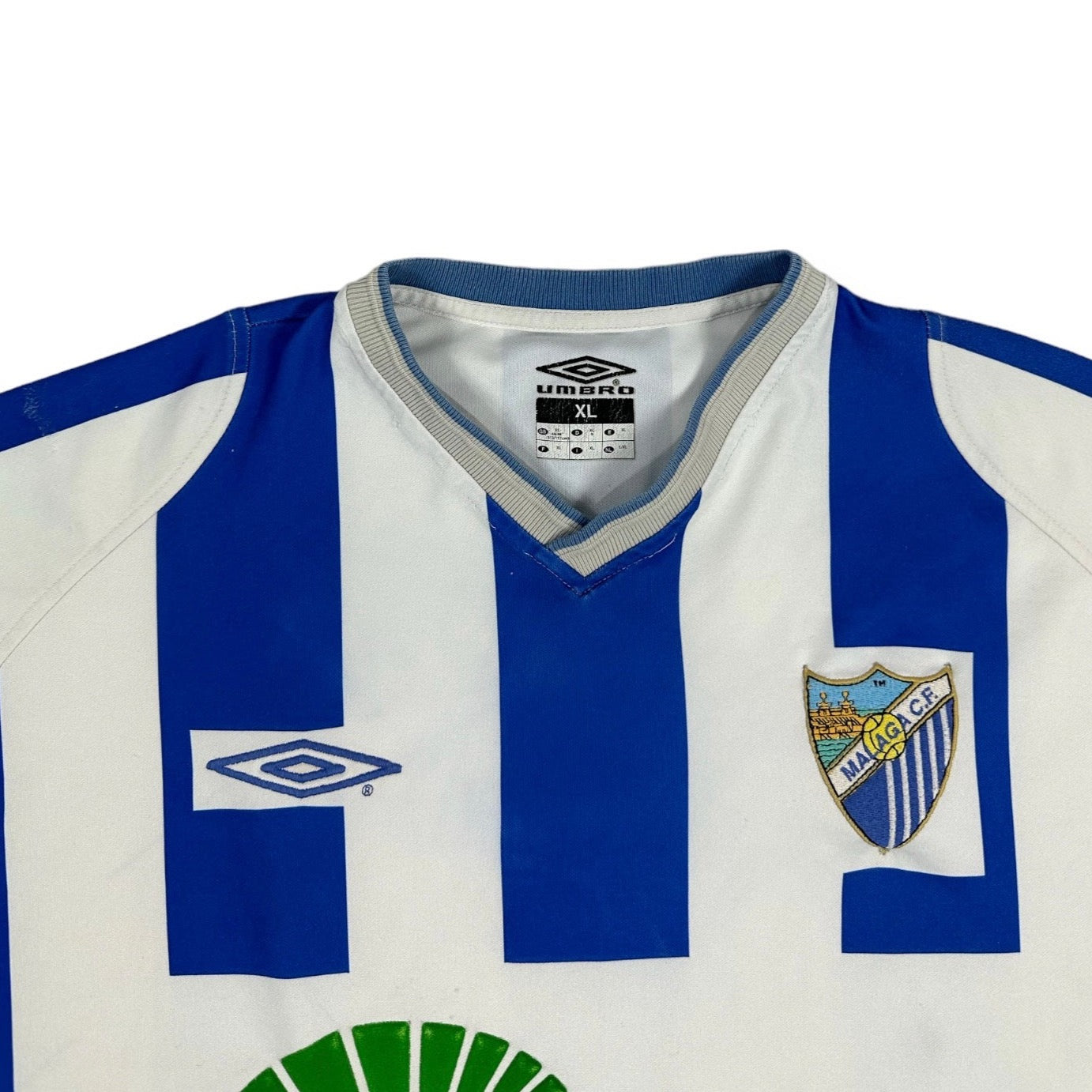 Umbro Vintage white Màlaga C.F. Jersey 2002/03