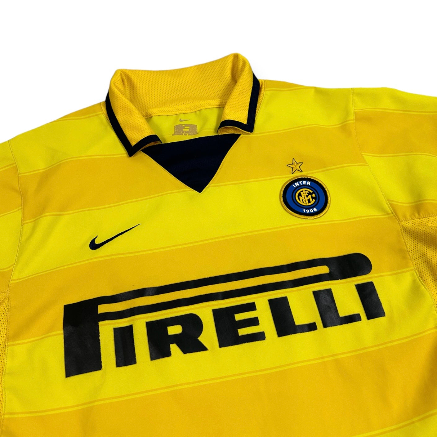 Nike Vintage yellow Inter Milan Jersey 2003/04