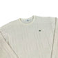 Lacoste Vintage white knit Sweatshirt