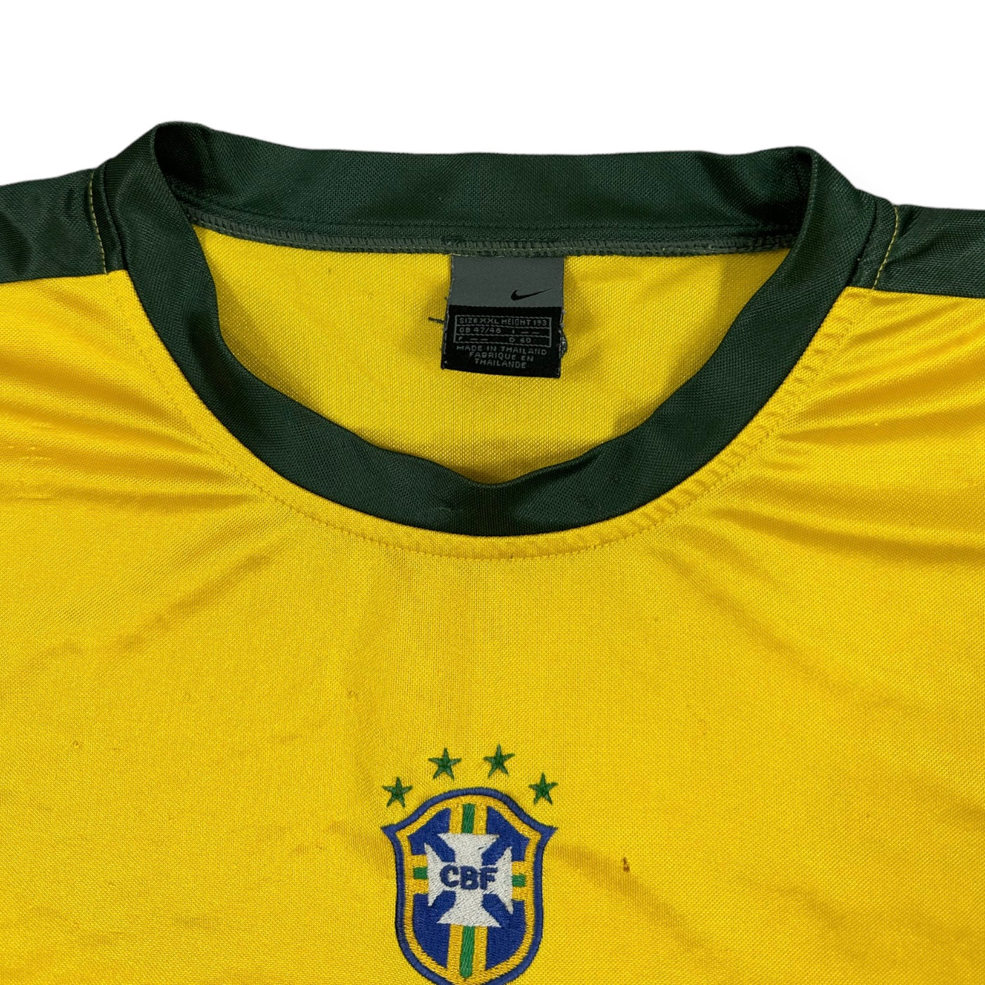 Nike Vintage yellow Brasil Jersey